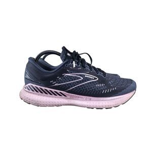 Brooks Glycerin GTS 19 Running Shoes Women 9.5 Black Rose Gold Support Sneaker